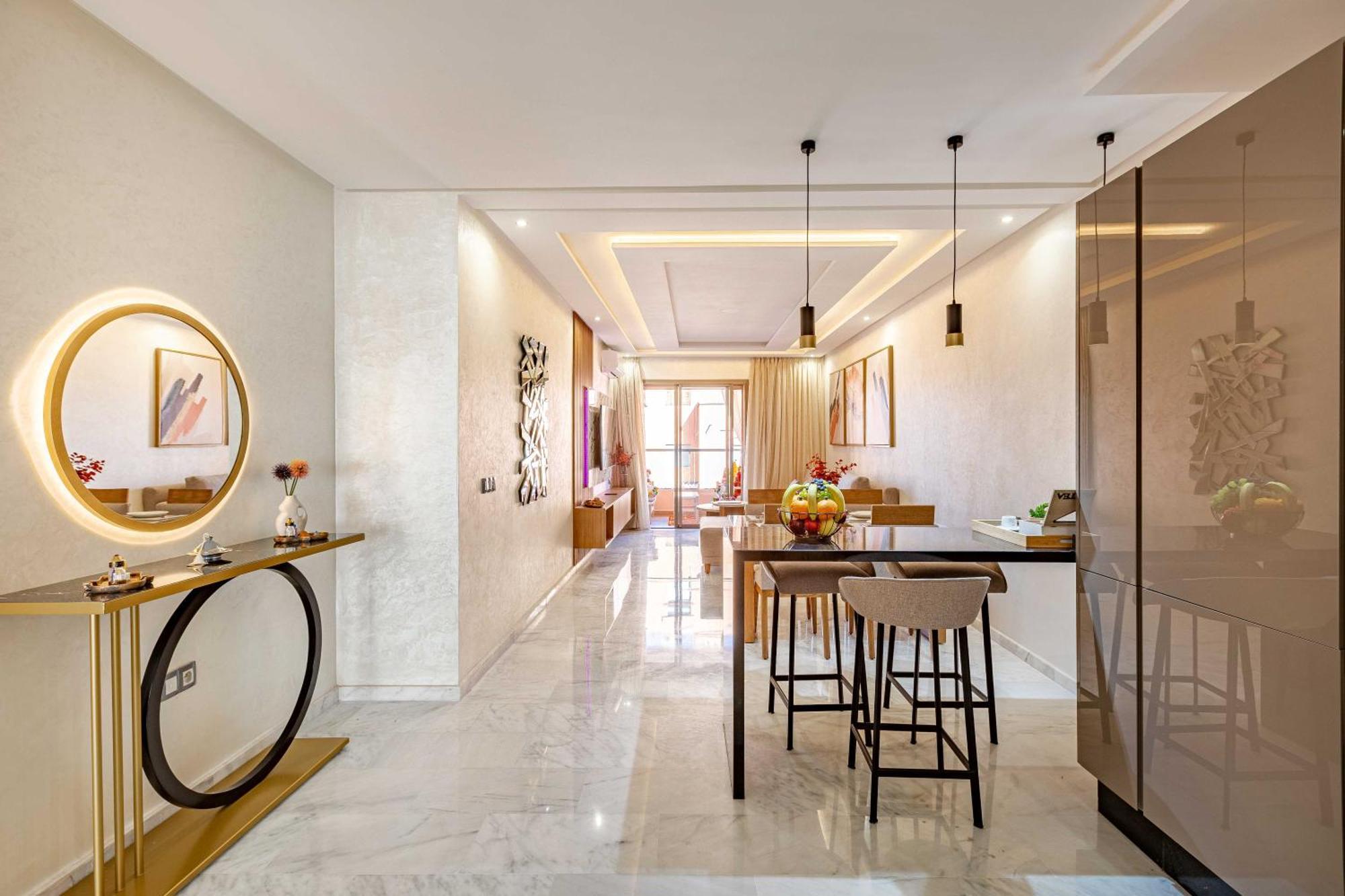 Magnifique Appartement Unique Et Central! Marrakesch Exterior foto