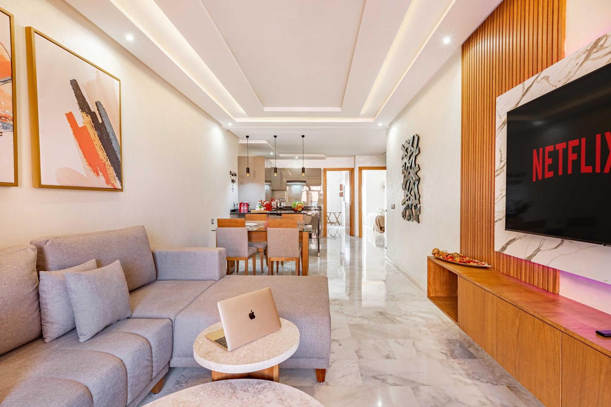 Magnifique Appartement Unique Et Central! Marrakesch Exterior foto